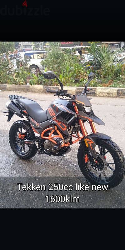 Tekken 250cc like new 1600klm on odo