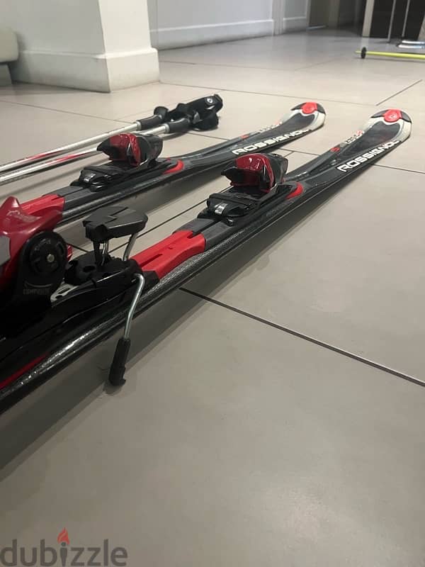 Rossignol Ski and poles 2