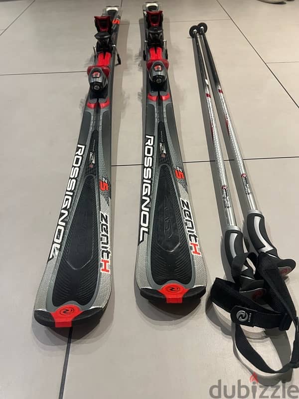 Rossignol Ski and poles 4