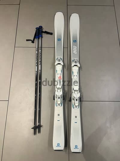 Salomon Ski and poles