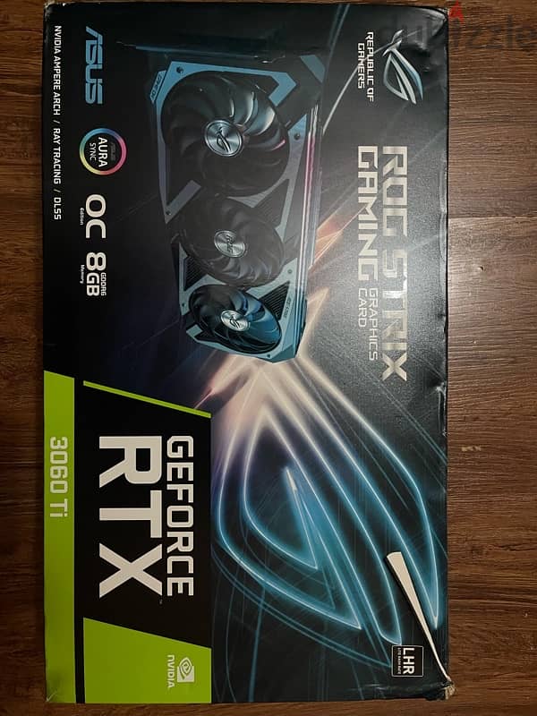 ASUS ROG STRIX 3060 Ti OC 8GB GPU 1