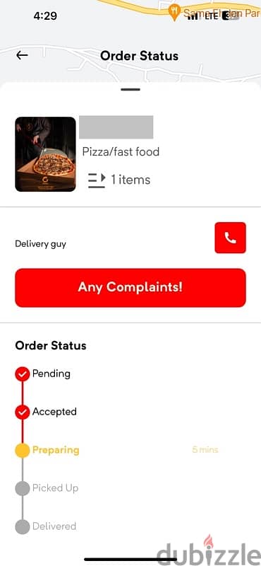 Food delivery application 4