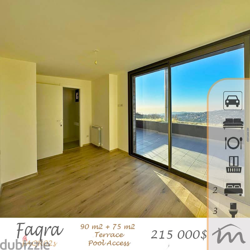 Faqra | Signature Touch | 2 Master Bedrooms Chalet | Open View 0