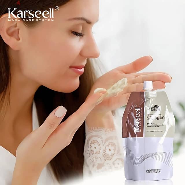 Karseell Hair Treatment Cream | Collagen Mask for Damaged Hair, 500ml 1