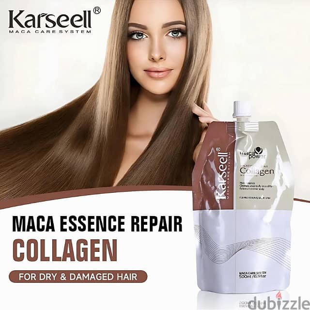 Karseell Hair Treatment Cream | Collagen Mask for Damaged Hair, 500ml 5