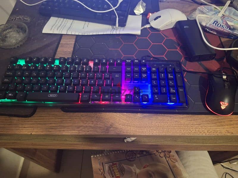 keyboard and mouse RGB gaming 0