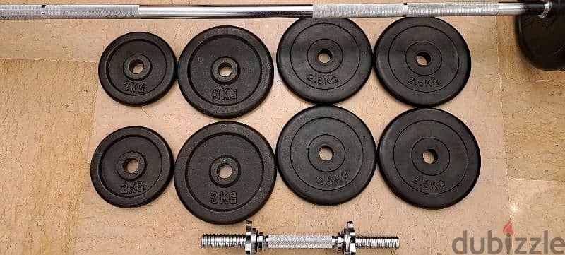 axe dumbbells and plates 3