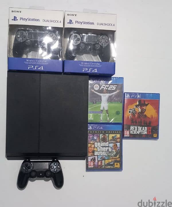 Ps4/2 controllers/GTA5/RDR2/FC25/DELIVERY ON MONDAY 23 DEC 0