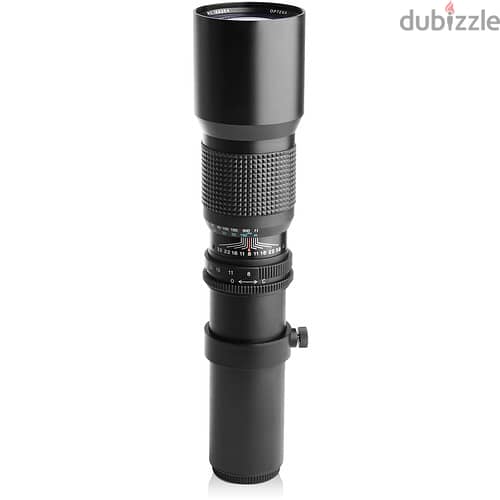 Opteka 500mm f/8 Preset Telephoto Lens for T Mount for Nikon DSLR 3