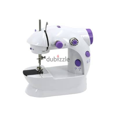 Portable Sewing Machine with Foot Pedal & Lamp for DIY Repairs