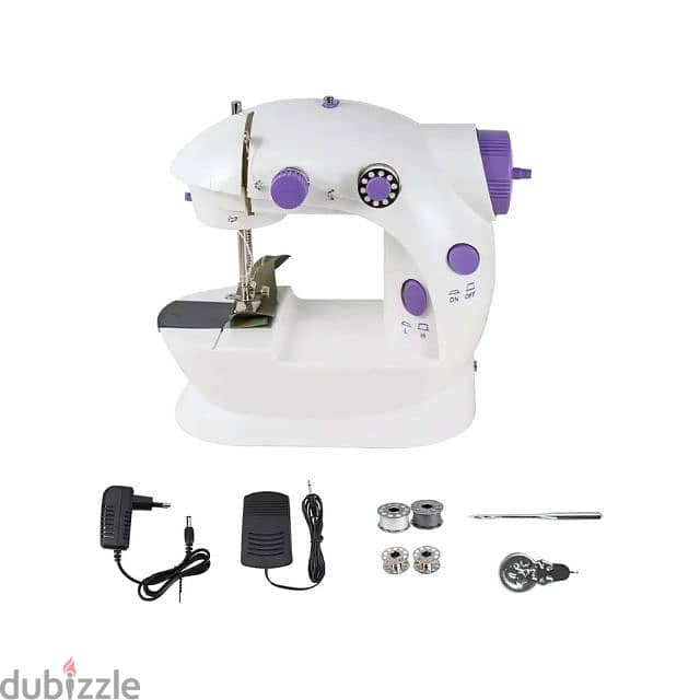 Portable Sewing Machine with Foot Pedal & Lamp for DIY Repairs 11