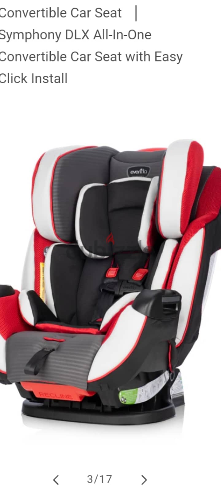 Evenflo carseat all stages free delivery 1