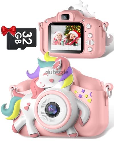 Gofunly Kids Digital Camera for Girls, 1080P HD 2.0 Inch Age 3-1