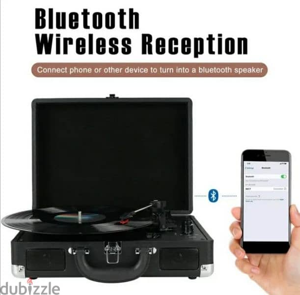 DIGITNOW tountable with bluetooth and speaker /3$delivery 1