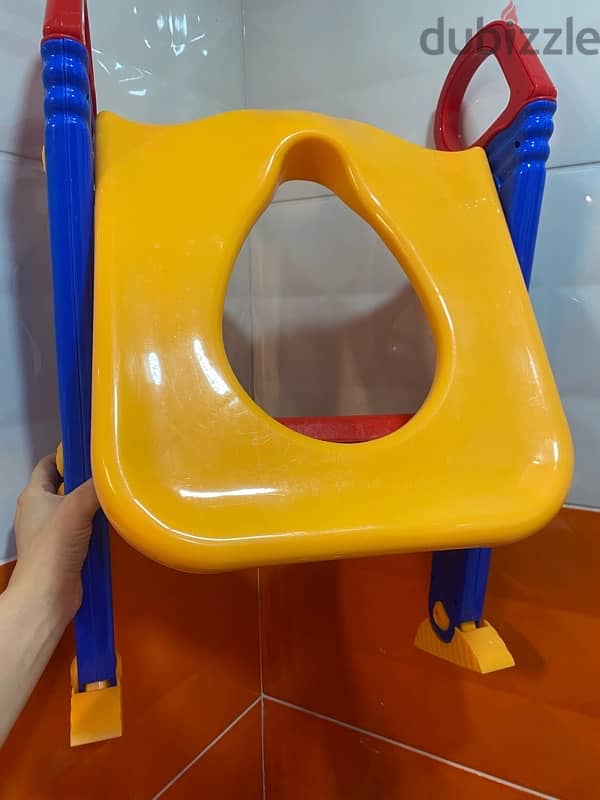 toilet seat trainer with steps 2