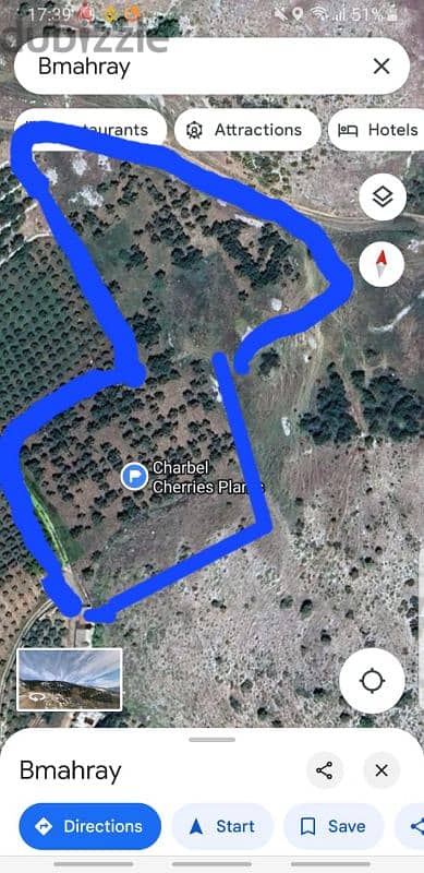 land for sale in bmahray alay أرض للبيع في بمهراي عاليه ٣٠٠،٠٠٠$ 1