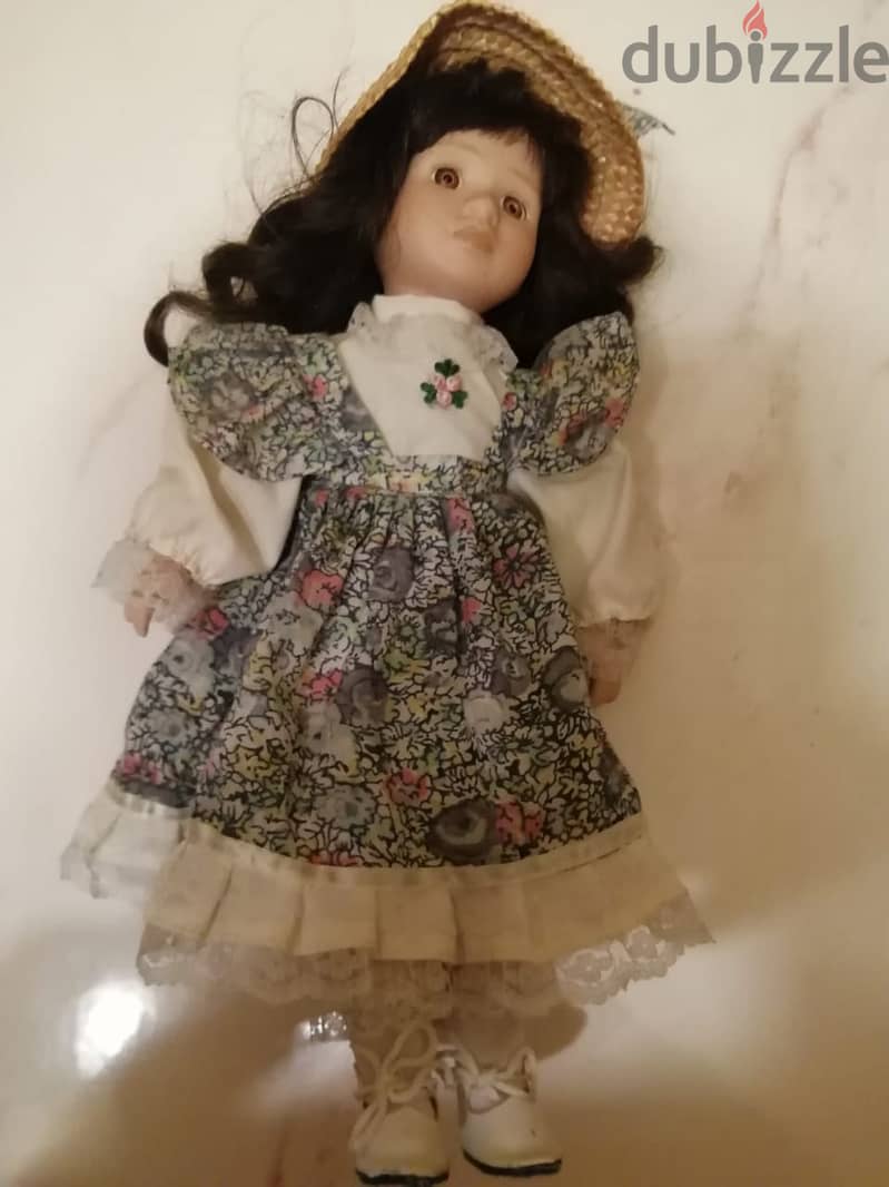 Vintage ceramic doll 40cm 2