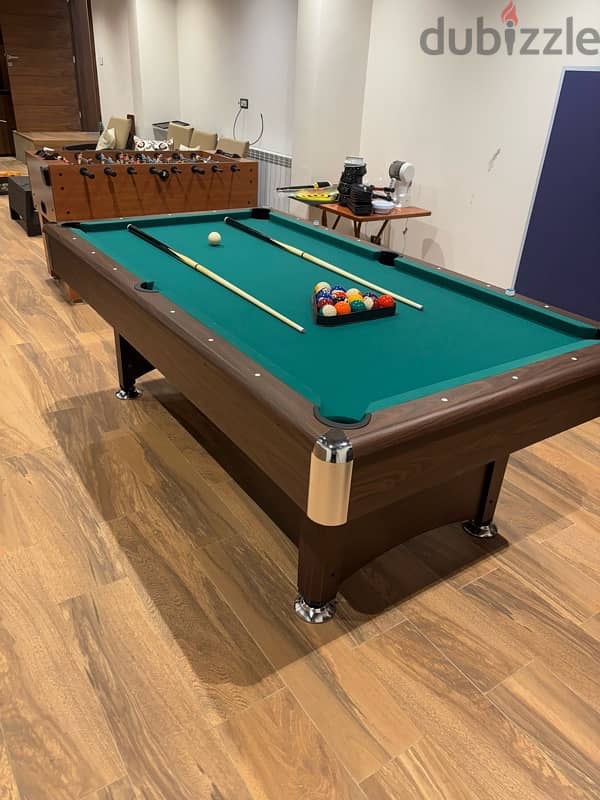 billiard table 7.2 ft mdf wood surface 2