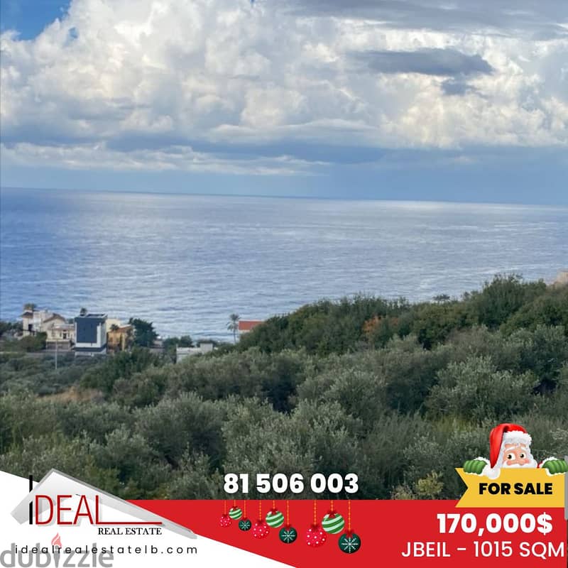 1015 SQM Land for Sale in Jbeil District REF#JH17418 0