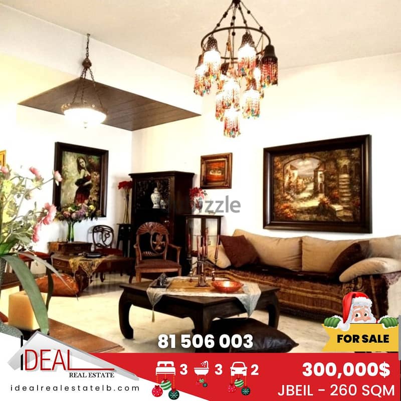 260 sqm Deluxe, Furnished Apartment for Sale in Jbeil REF#JH17419 0