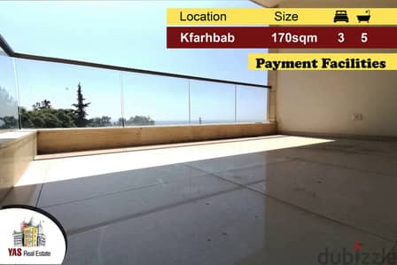 Kfarhbab 170m2 | Brand New | Payment Facilities | View | Luxurious |IV