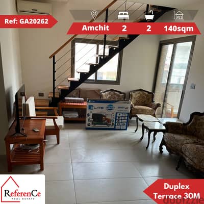 Duplex for sale in Amchit دوبلكس  للبيع في عمشيت