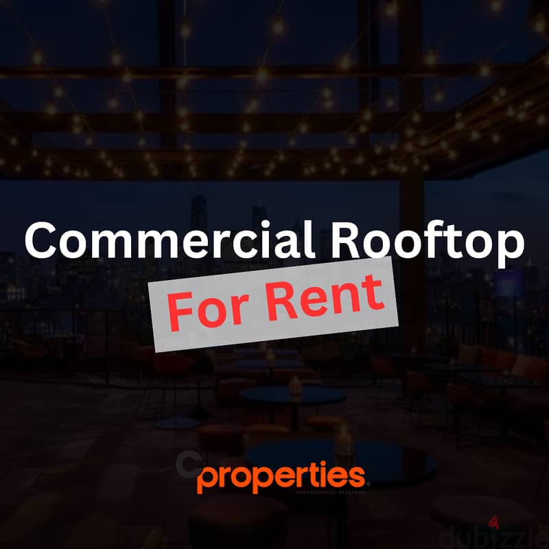 Rooftop Commercial Space For Rent in Jal El dib CPMF015 0