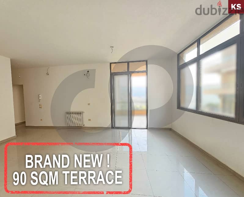 Brand New !90 SQM terrace - Betchay Baabda REF#KS115996 0