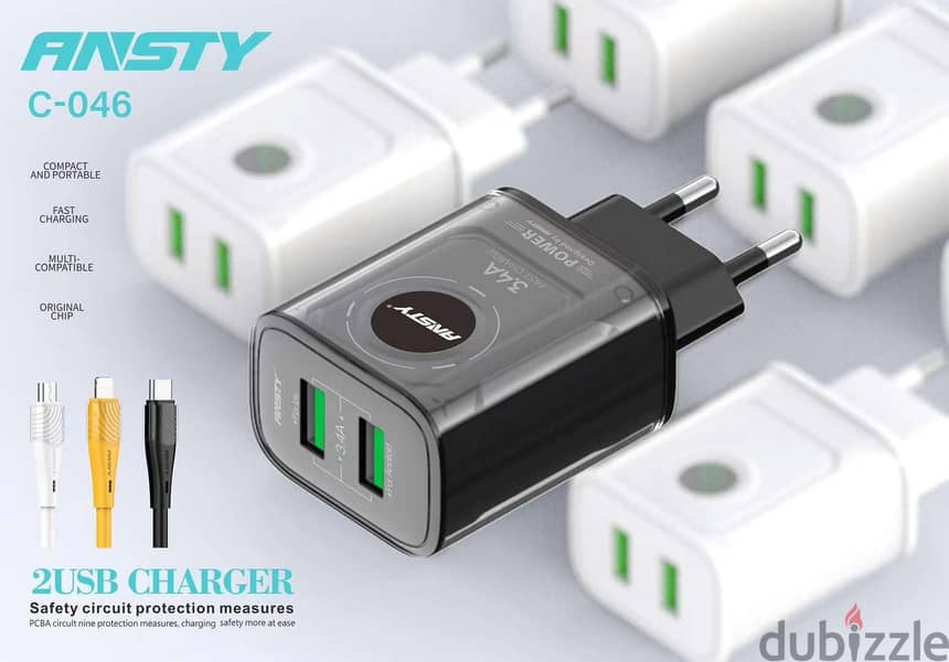 2USB CHARGER 1