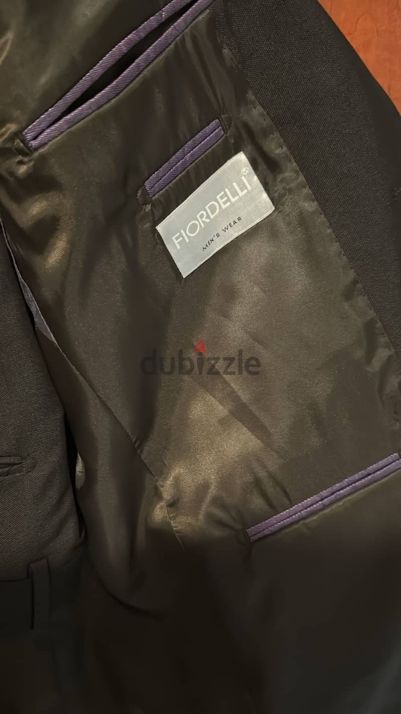 Fiordelli full suit color dark brown size 52 1