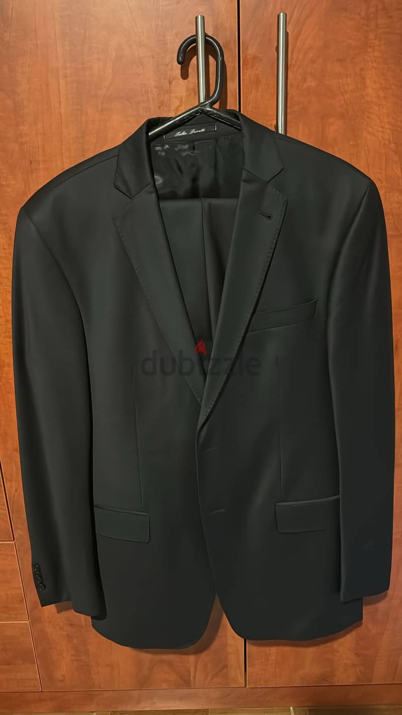 Black suit for occasions Fabio Ferretti size 50 0