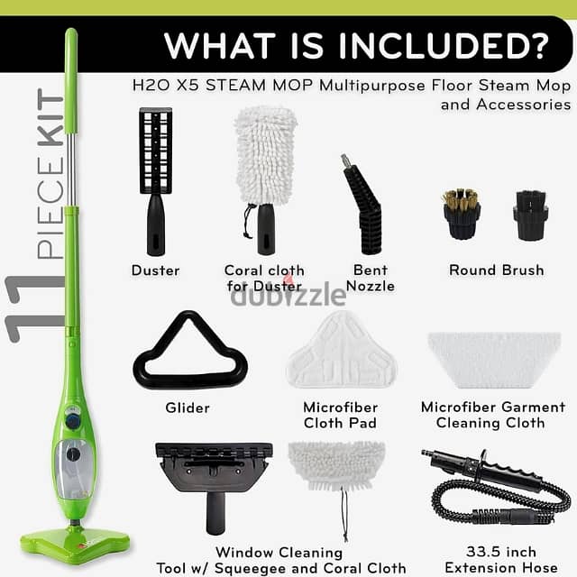 X5 Steam Cleaner | Ultimate 5-in-1 Floor, Rug & Garment Steamer 11