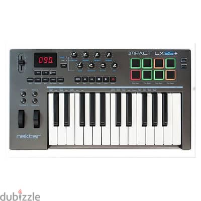 midi controller necktar lx 25 keys