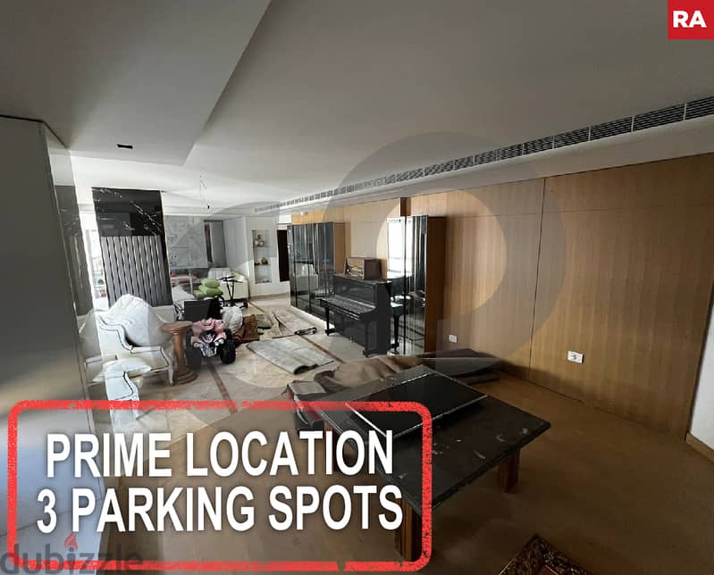 Prime Location-3 parking spots-GEITAWI/جعيتاوي REF#RA114464 0