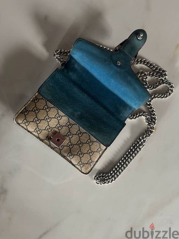 Gucci Dionysus Mini Shoulder Bag in blue 1