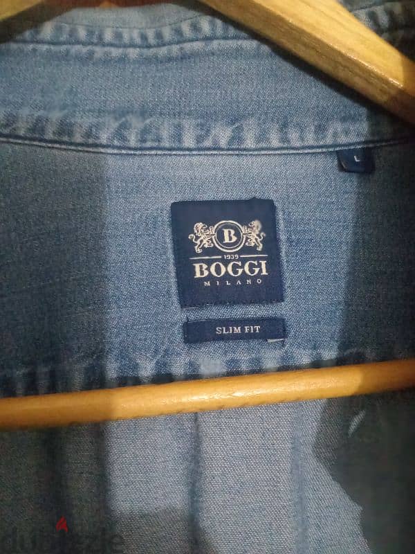 قميص jeans Boggi قياس large 4