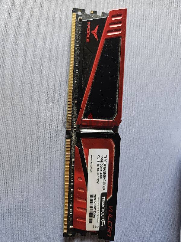 team group Vulcan ram 1x16gb 1