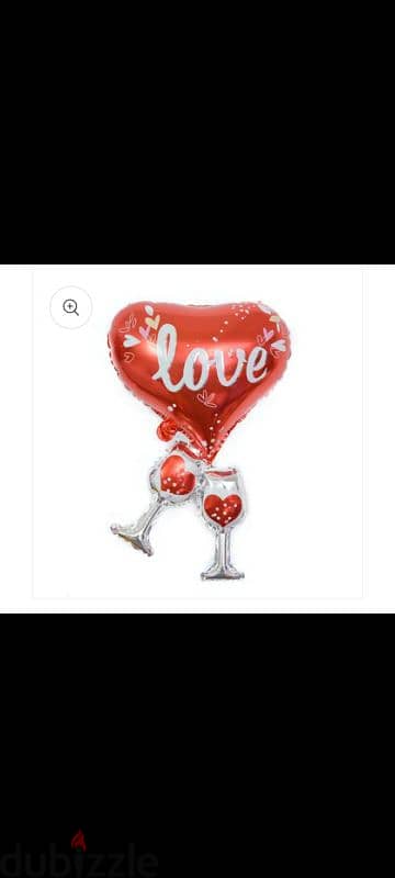 valentines balloons and decoration