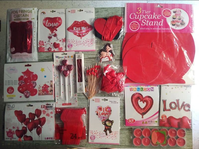 valentines balloons and decoration 1