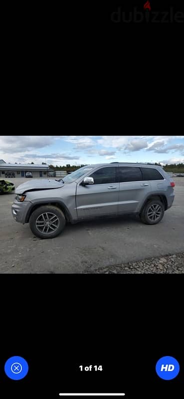 Grand Cherokee 2017 Limited plus 4wl, 60k miles, 03/689315 مجمرك خالص 0