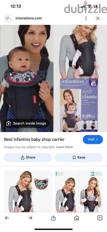 infantino baby carrier