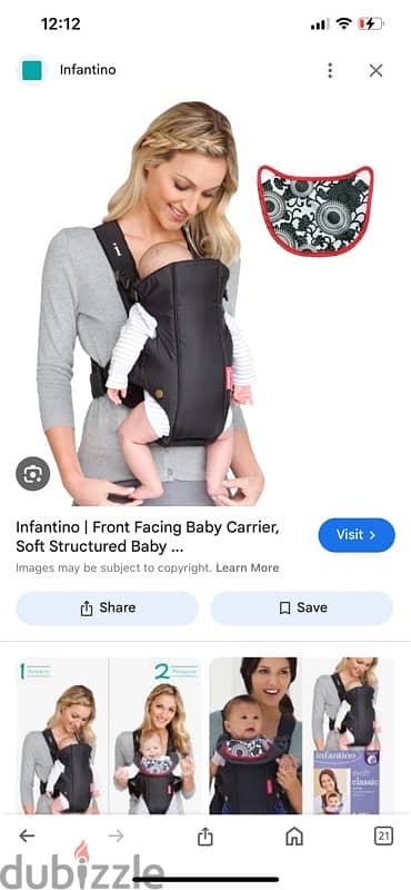 infantino baby carrier 1