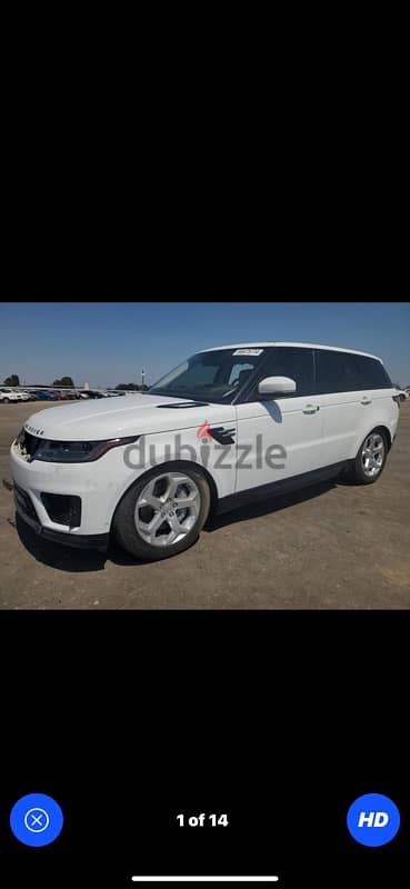 Range Rover Sport 2018, full options, 03/689315,مجمرك خالص 0