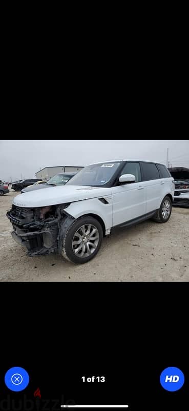 Range Rover Sport 2017, full options, 03/689315 مجمرك خالص 0