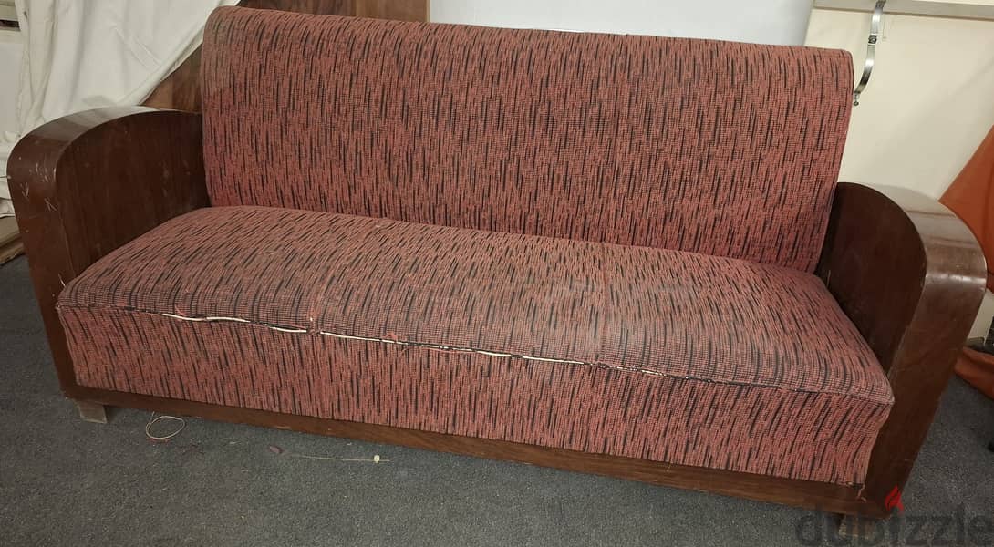 Old Sofa - Oak Wood Sides 0