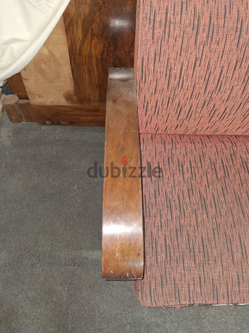 Old Sofa - Oak Wood Sides 4