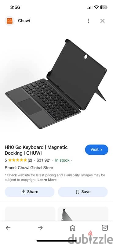 chuwi hi 10 tablet magnetic keyboard 3