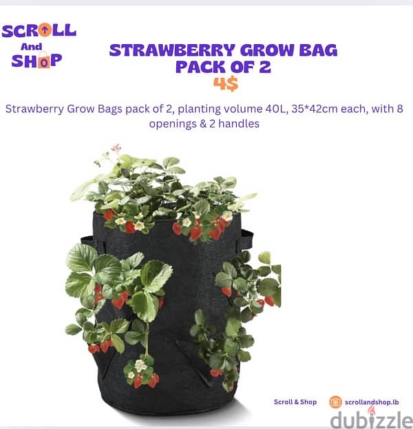 strawberry grow bag 0