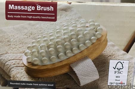 skull and body massage brush