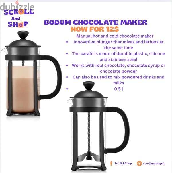 bodum chocolate maker 0